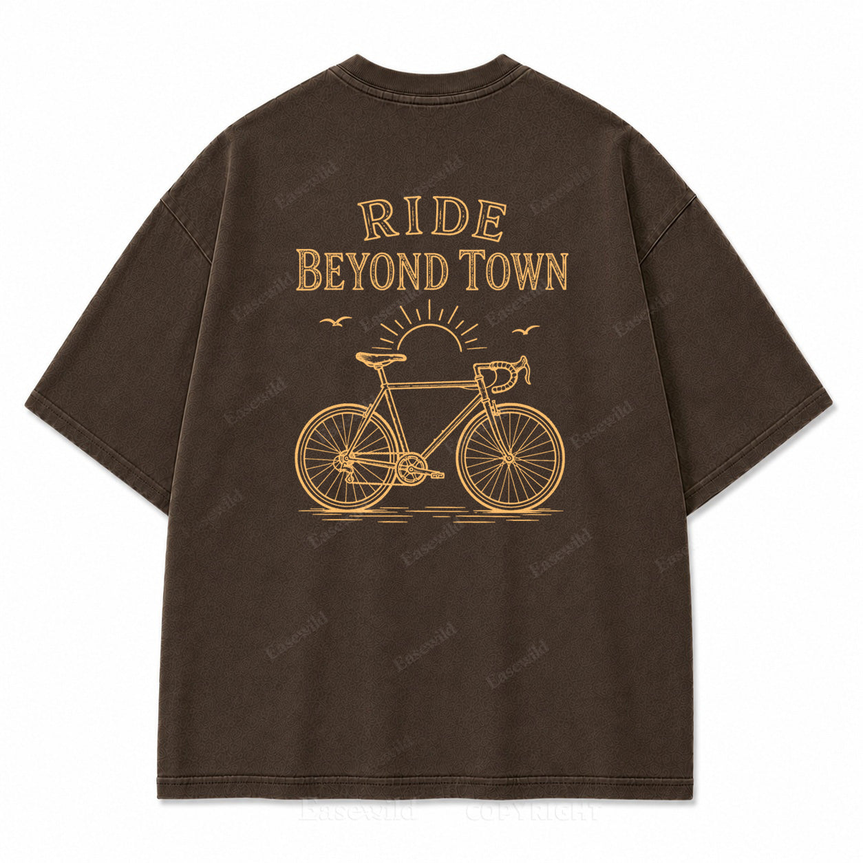 Ride Beyond Town Graphic Back Print Tee