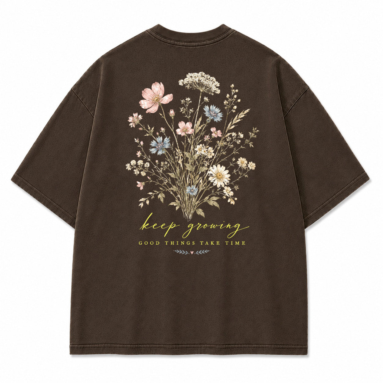 Keep Growing Floral Graphic T-Shirt