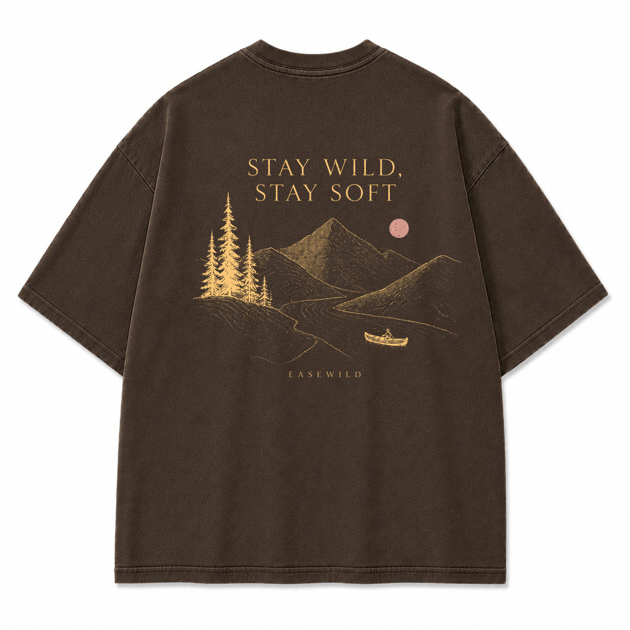 Minimal Wilderness Escape Graphic T-Shirt
