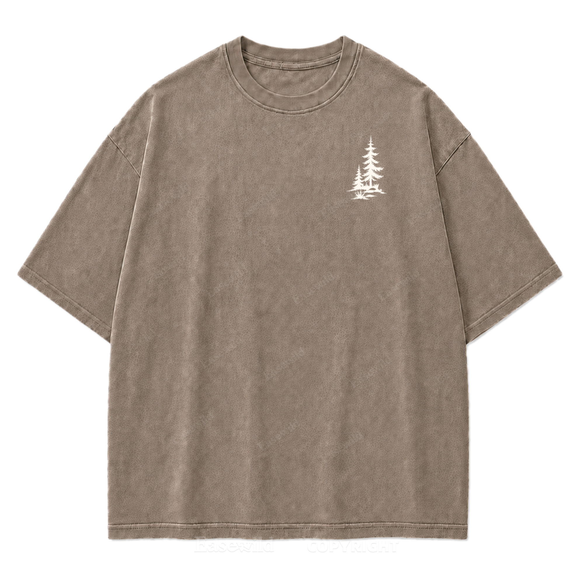 Go Somewhere Quiet Washed Print Tee