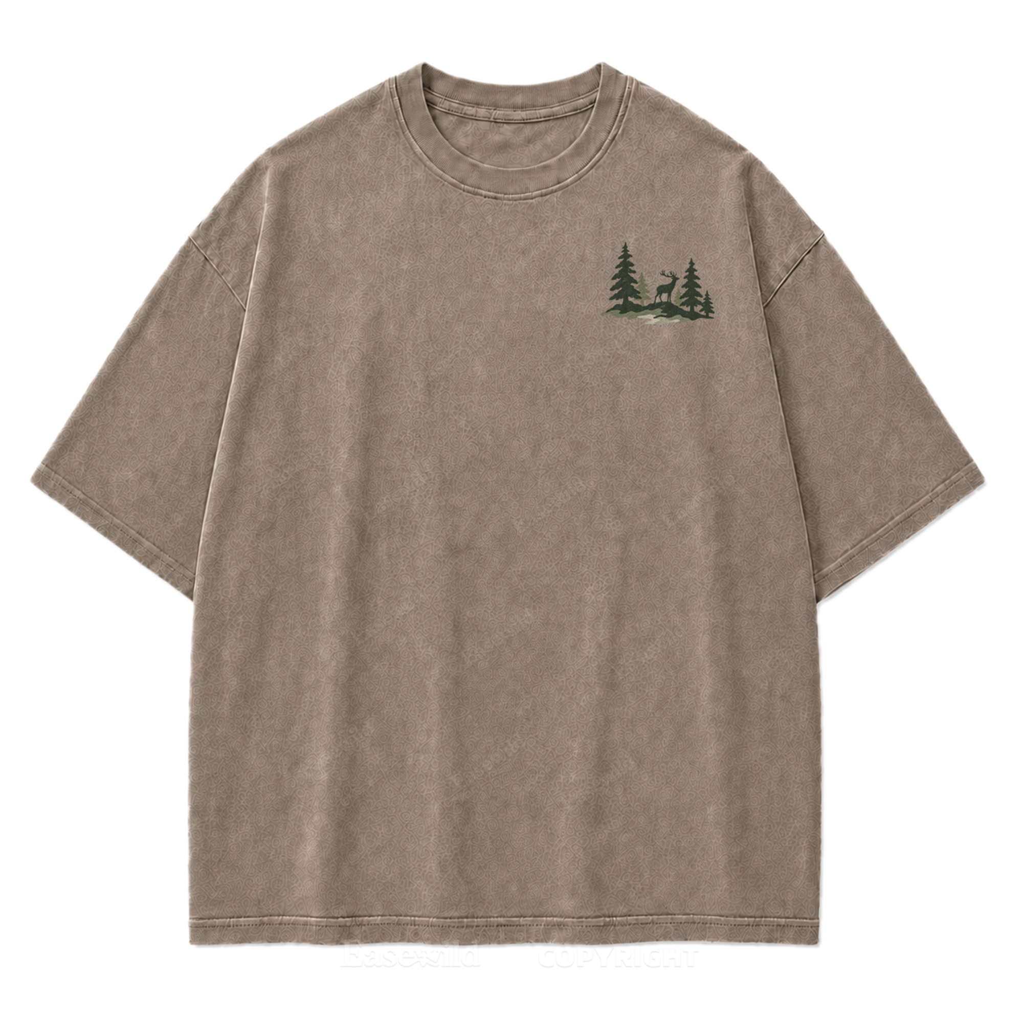 Find Me Offline T-Shirt mit Waschung