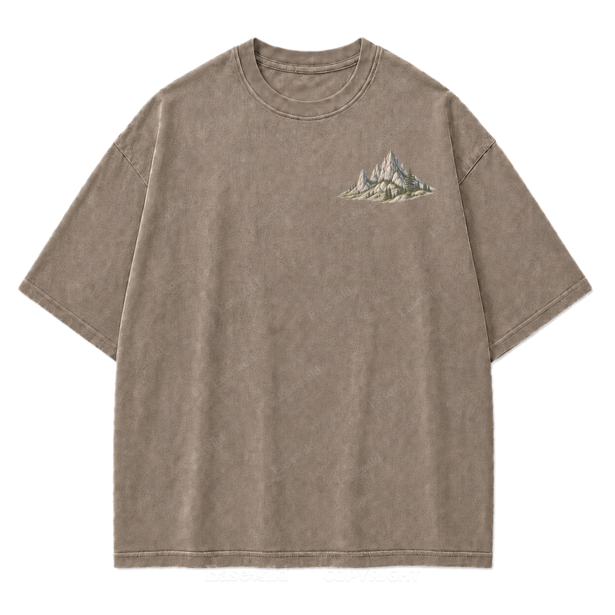 Open Roads Black Hills Washed Print Tee
