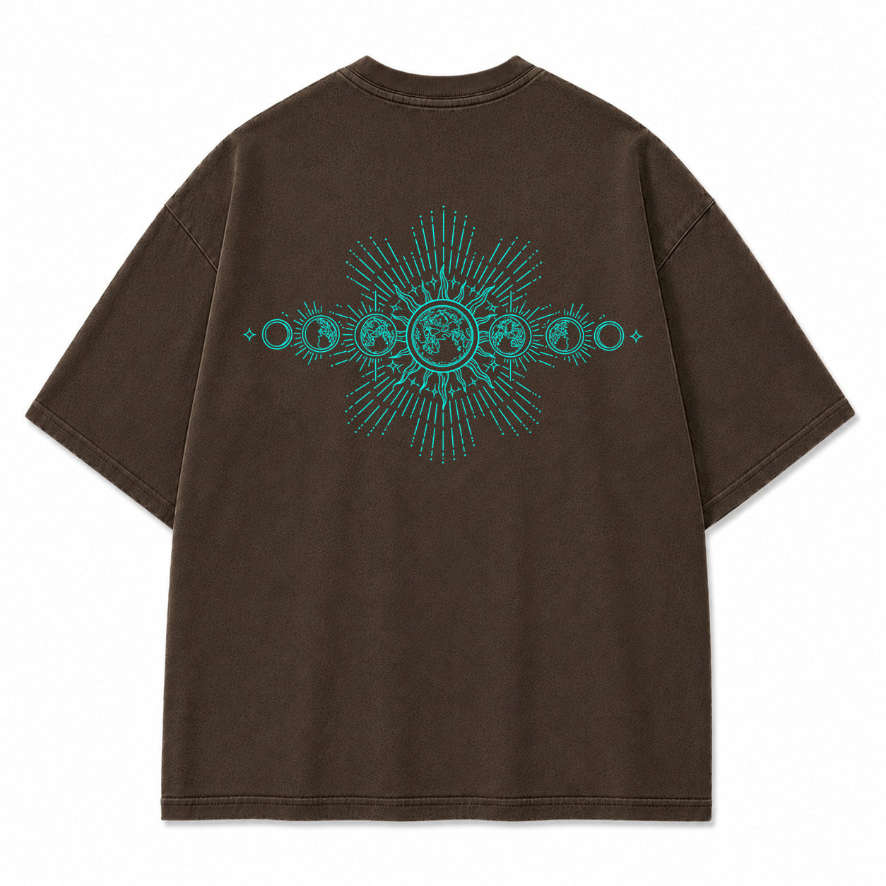 Solar Lunar Cycle Celestial Graphic T-Shirt