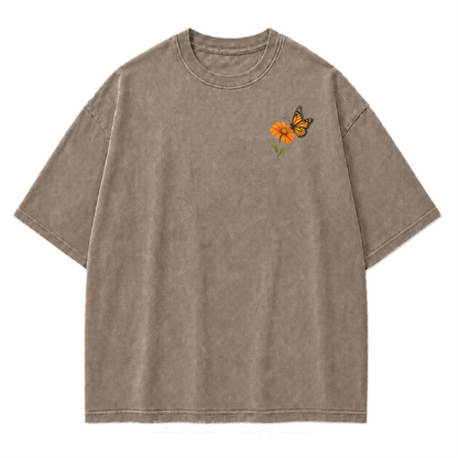 Do Things That Make You Feel Alive Washed Print Tee