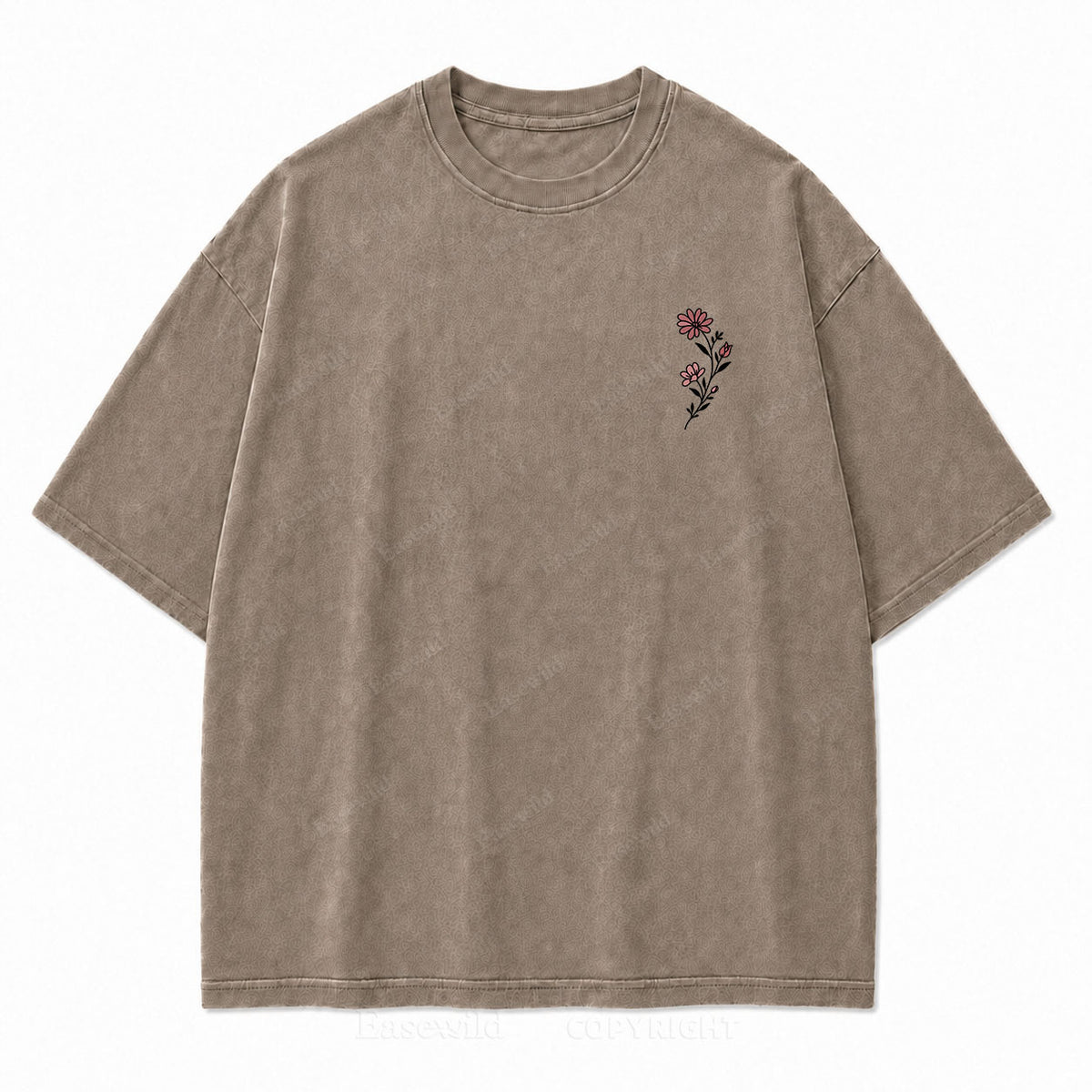 Stay Loyal to Your Own Peace Washed Print Tee