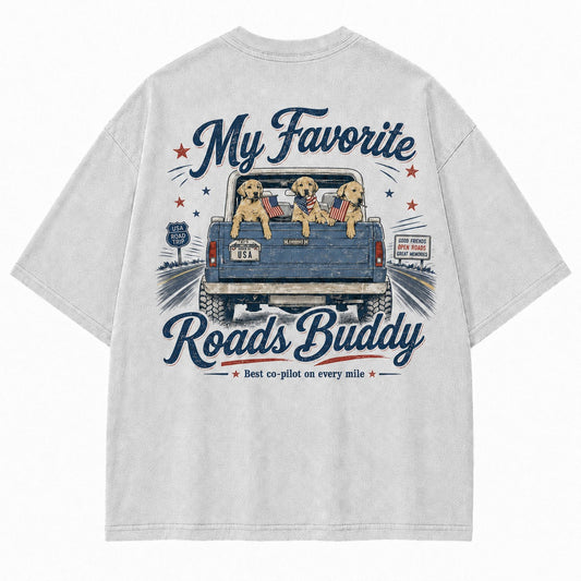 Favorite Road Buddy Graphic Tee