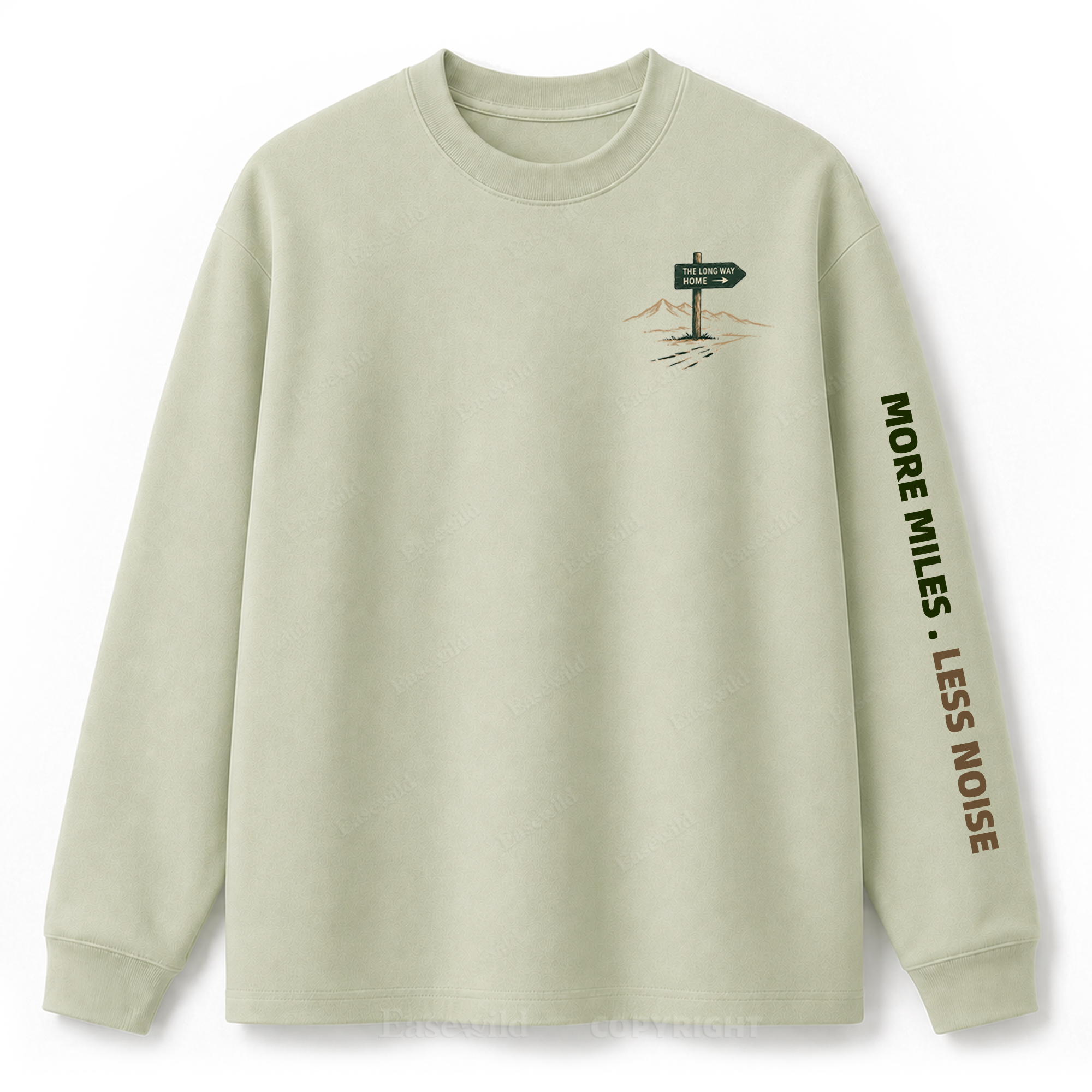 Take the Long Way Home Graphic Long Sleeve Tee