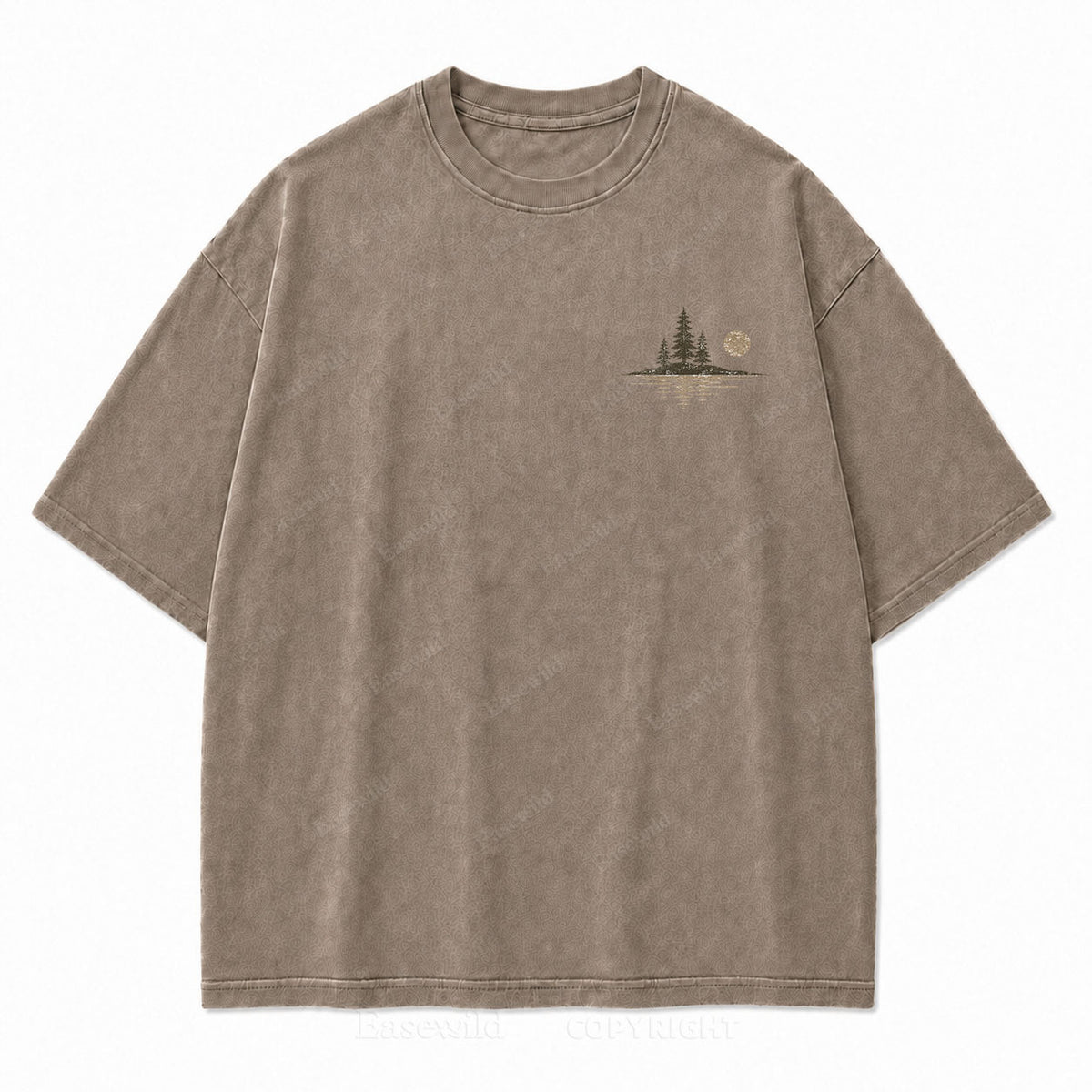 Lake Days Card Washed Graphic Tee