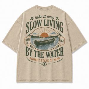 Slow Living By the Water Tee