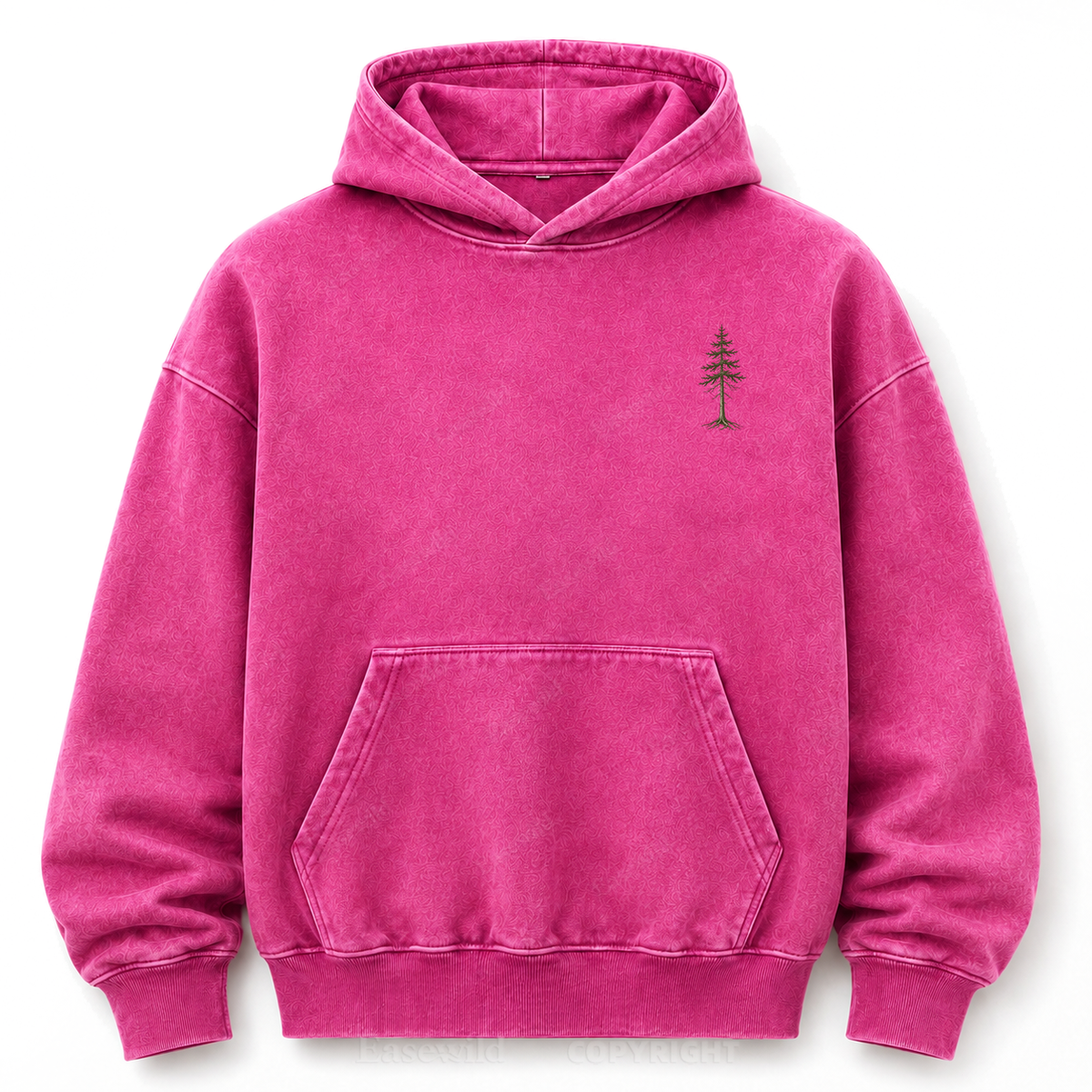 Wild in Quiet Ways Vintage Pine Washed Graphic Hoodie