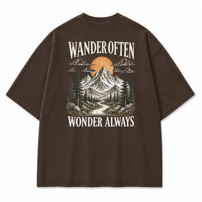 Wander Often Wonder Always Graphic T-Shirt