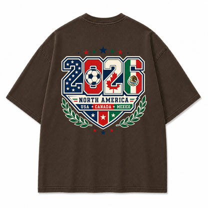 2026 North America Football Graphic T-Shirt