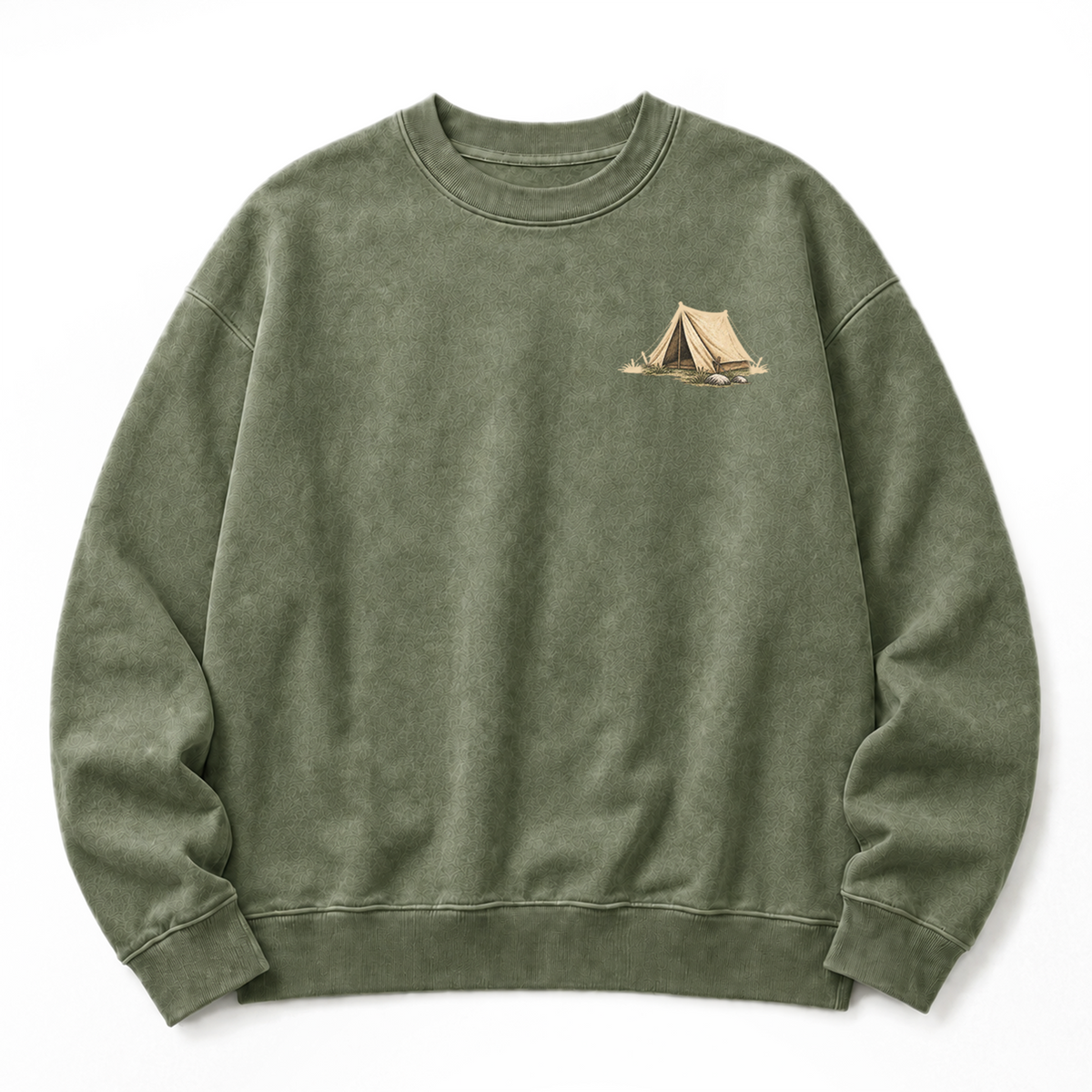 Camp Coffee Mornings Washed Graphic Sweatshirt