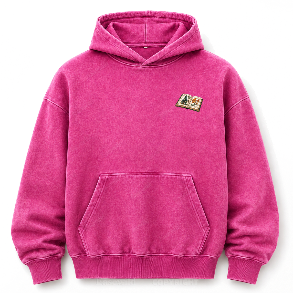 Where the Quiet Finds Me Cabin Washed Graphic Hoodie