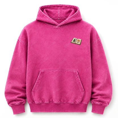Where the Quiet Finds Me Cabin Washed Graphic Hoodie