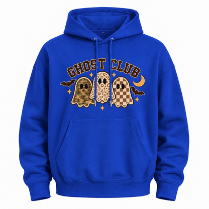 Ghost Club Halloween Graphic Hoodie