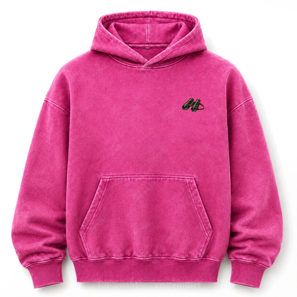 Peace Lives Here Lake Escape Washed Graphic Hoodie