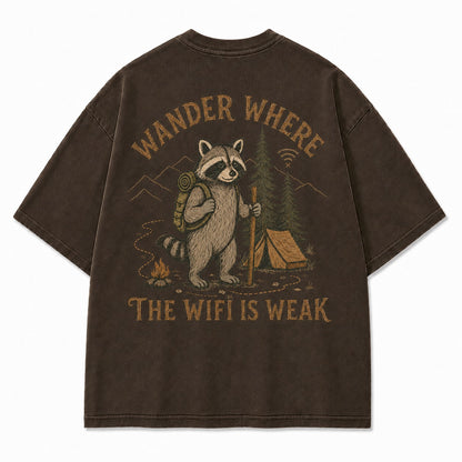 Off Grid Raccoon Graphic Tee