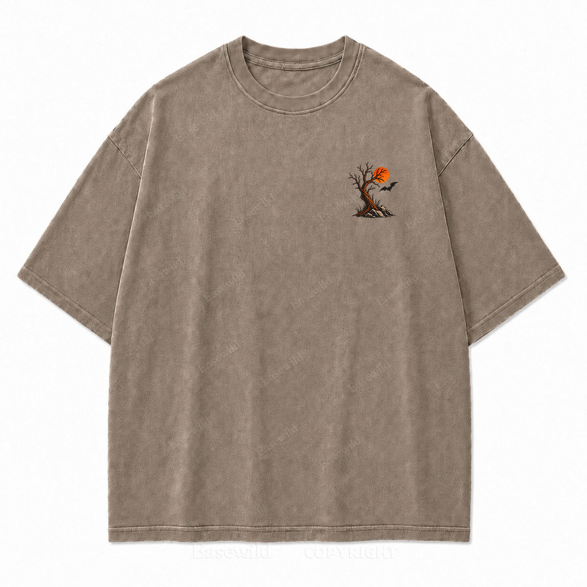 Stay Witchy  Halloween Washed Print Tee