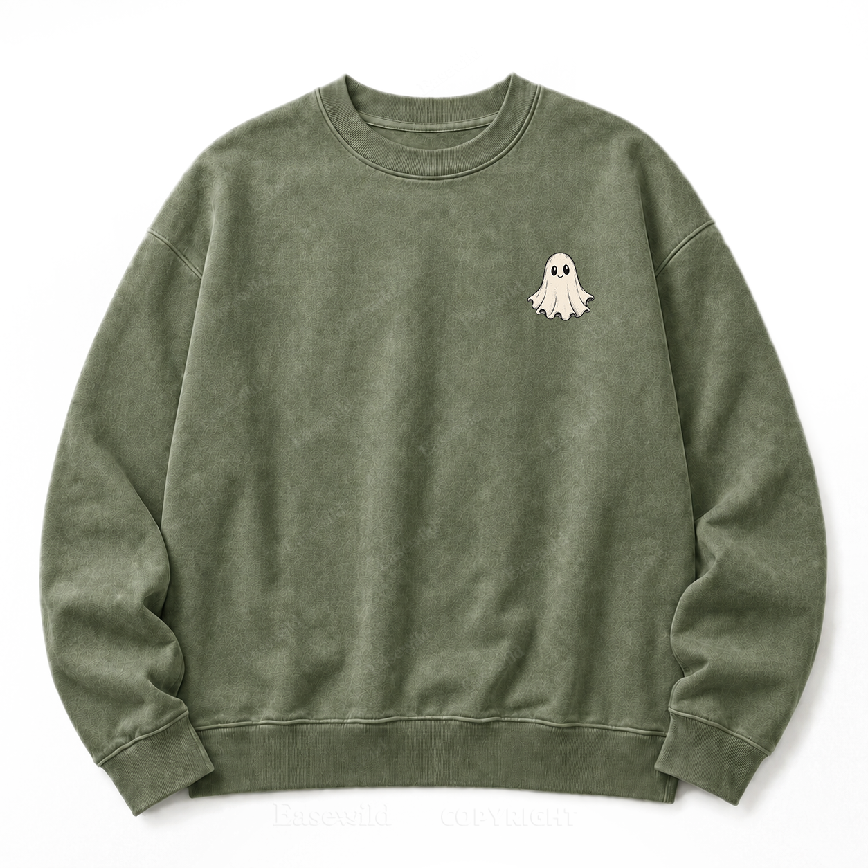 "Doing Great, Obviously" Ghost Washed Sweatshirt