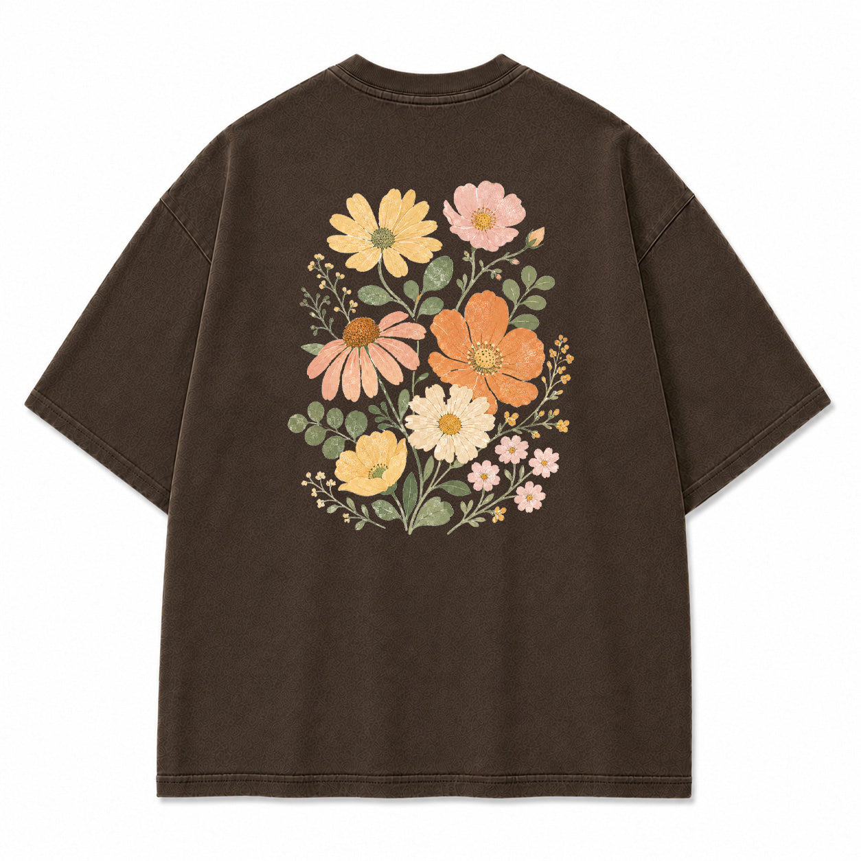 Pastel Wildflower Graphic T-Shirt