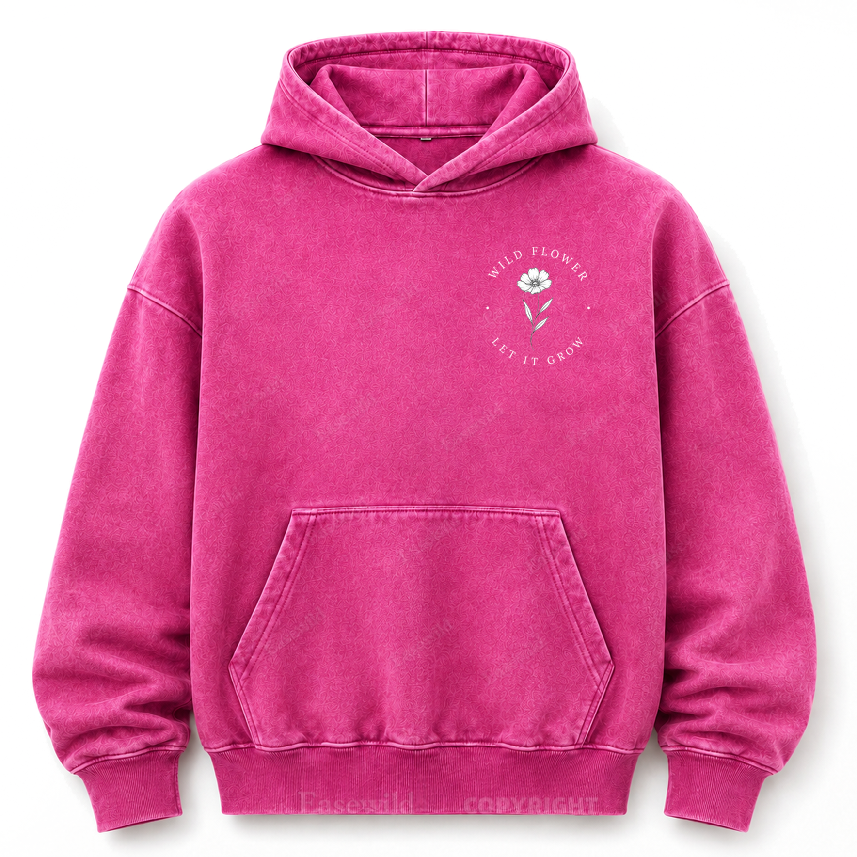 Wildflower Bouquet Washed Graphic Hoodie