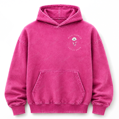 Wildflower Bouquet Washed Graphic Hoodie