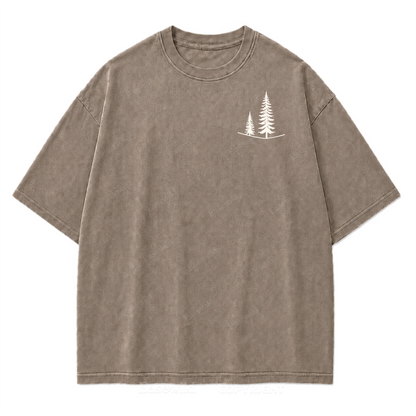 Meet Me in the Pines Washed Print Tee