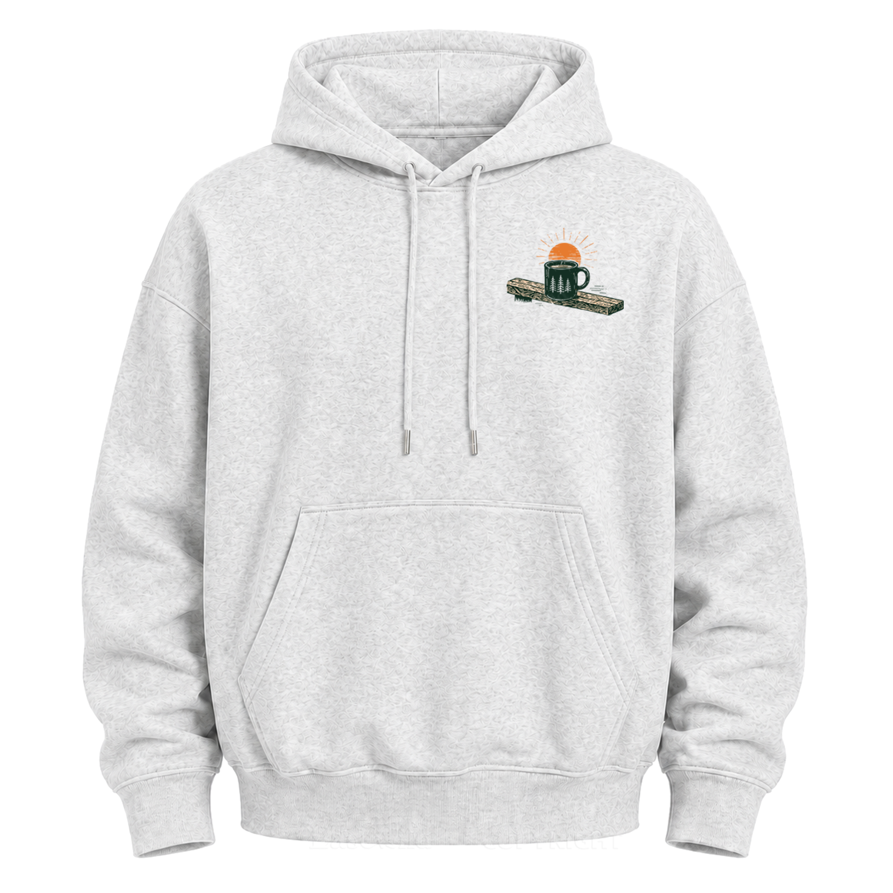 Morgenstunden am See Grafik-Hoodie
