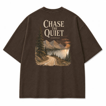 Chasing Quiet See-Berg-Grafik-T-Shirt