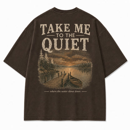 Take Me to the Quiet Washed T-Shirt