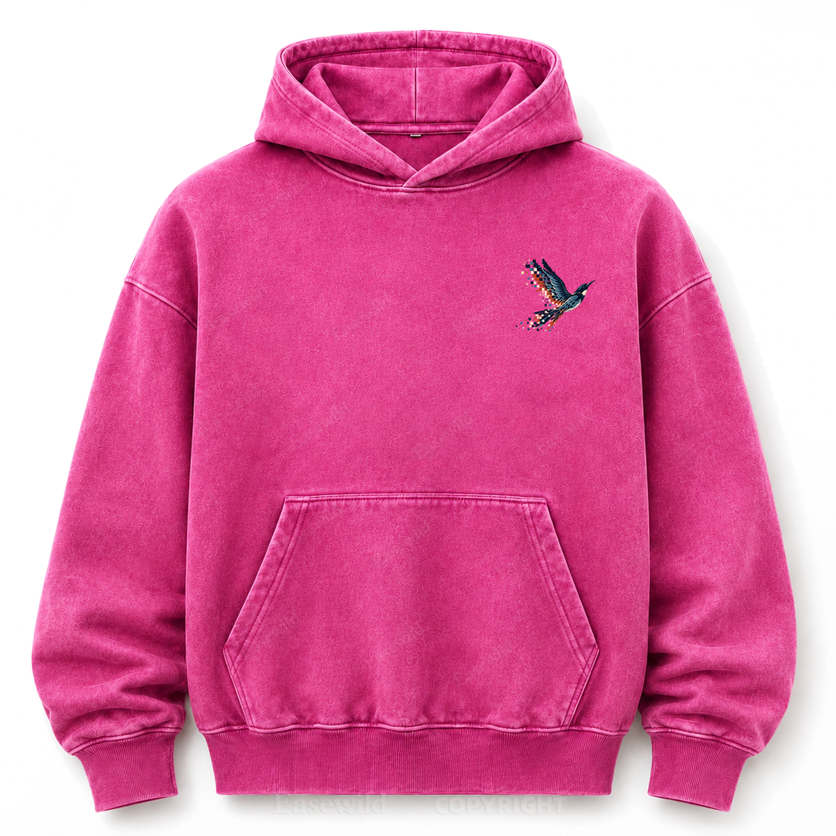 Pixel to Peaks Washed Graphic Hoodie