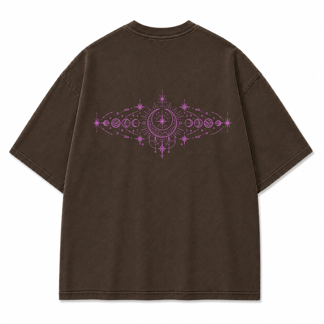 Celestial Orbit Moon Phase Graphic T-Shirt