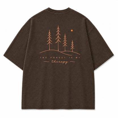 The Forest Is My Therapy Graphic T-Shirt