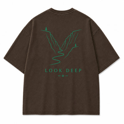 Look Deep Canyon River Graphic T-Shirt
