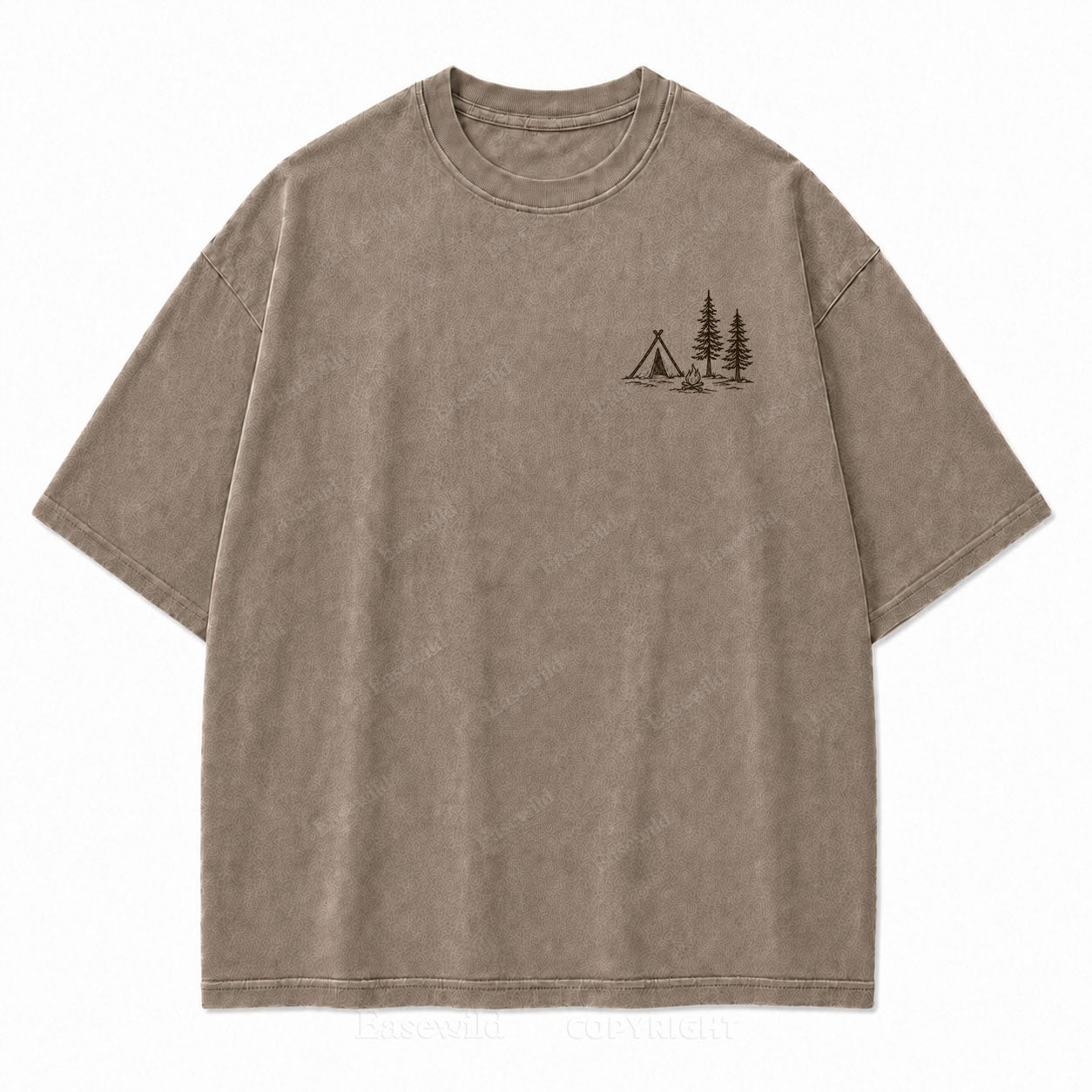 Go Where You Feel Most Alive Outdoor Washed Print Tee