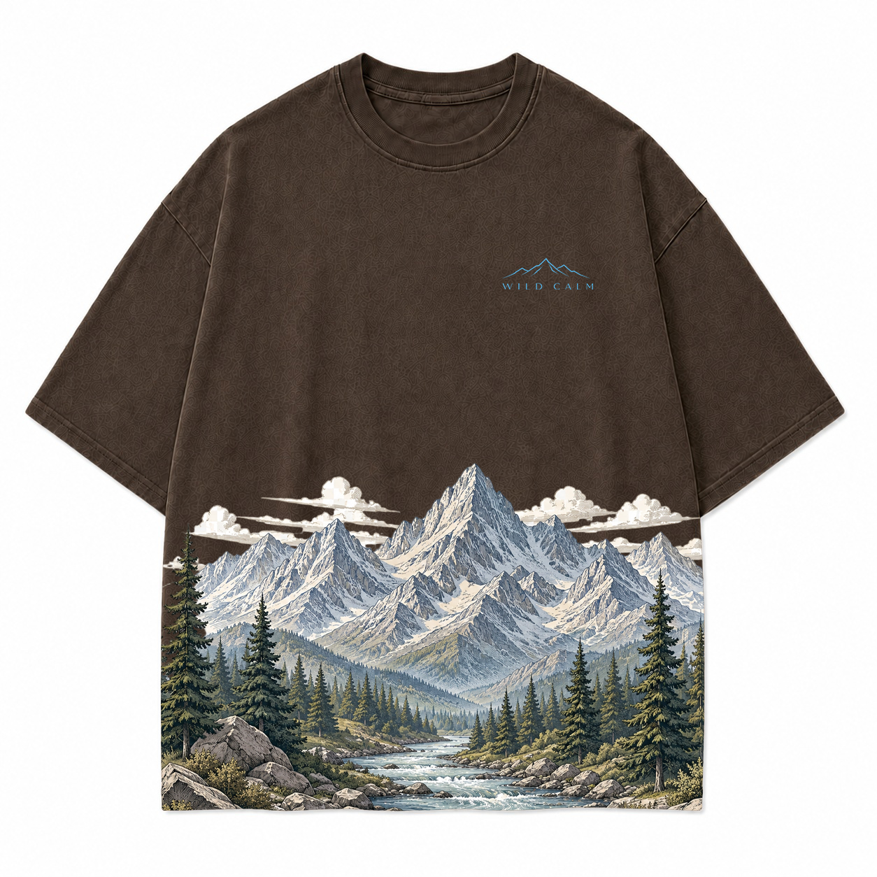 Timber Crest Alpine Wilderness Graphic T-Shirt