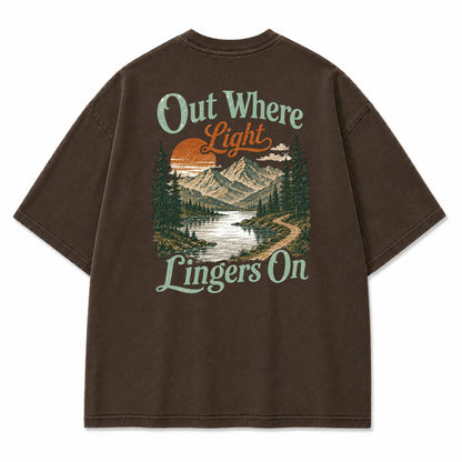 Out Where Light Lingers On Graphic T-Shirt