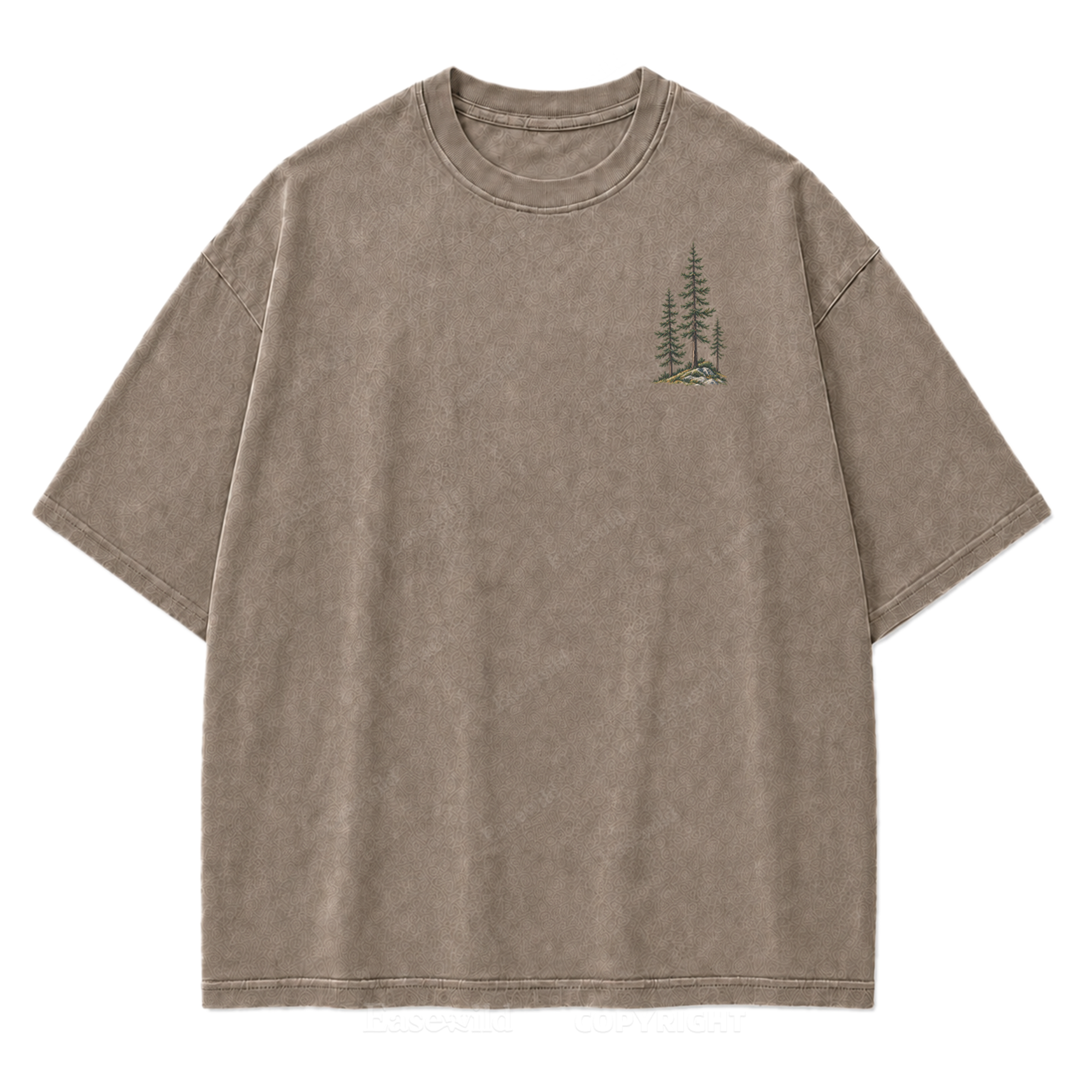 Higher Ground Softer Thoughts Washed Print T-Shirt