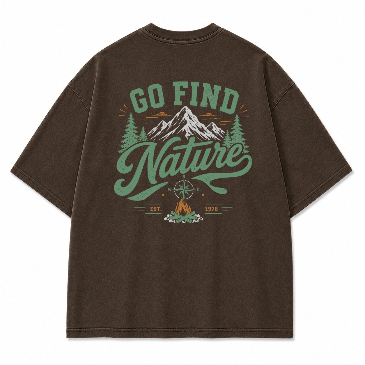 Go Find Nature Graphic T-Shirt
