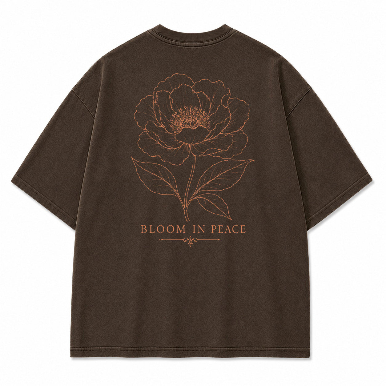 Bloom In Peace Floral Graphic T-Shirt