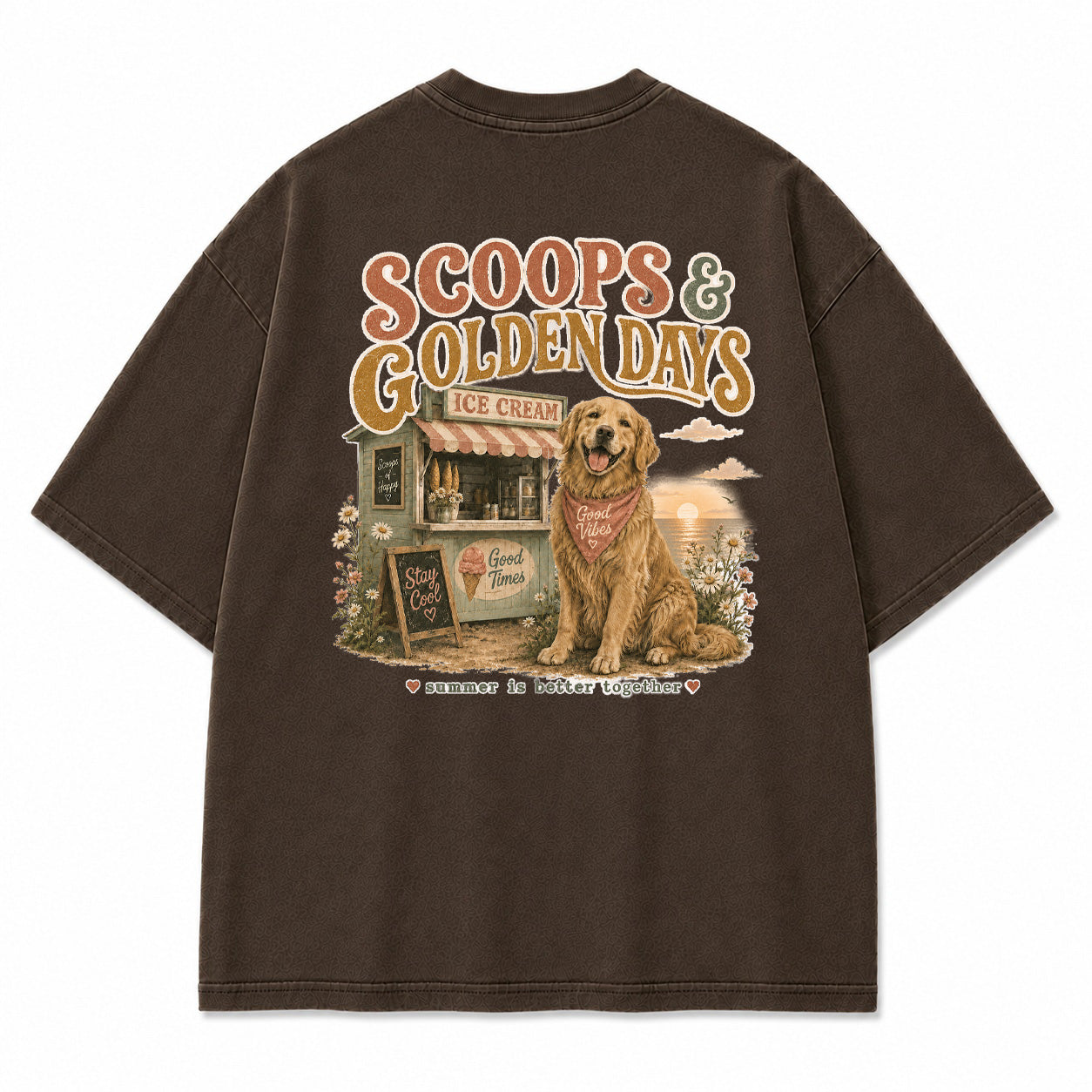 Scoops & Golden Days Graphic T-Shirt