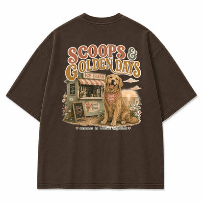 Scoops & Golden Days Graphic T-Shirt