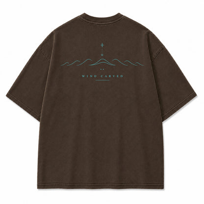 Wind Carved Desert Horizon Graphic T-Shirt