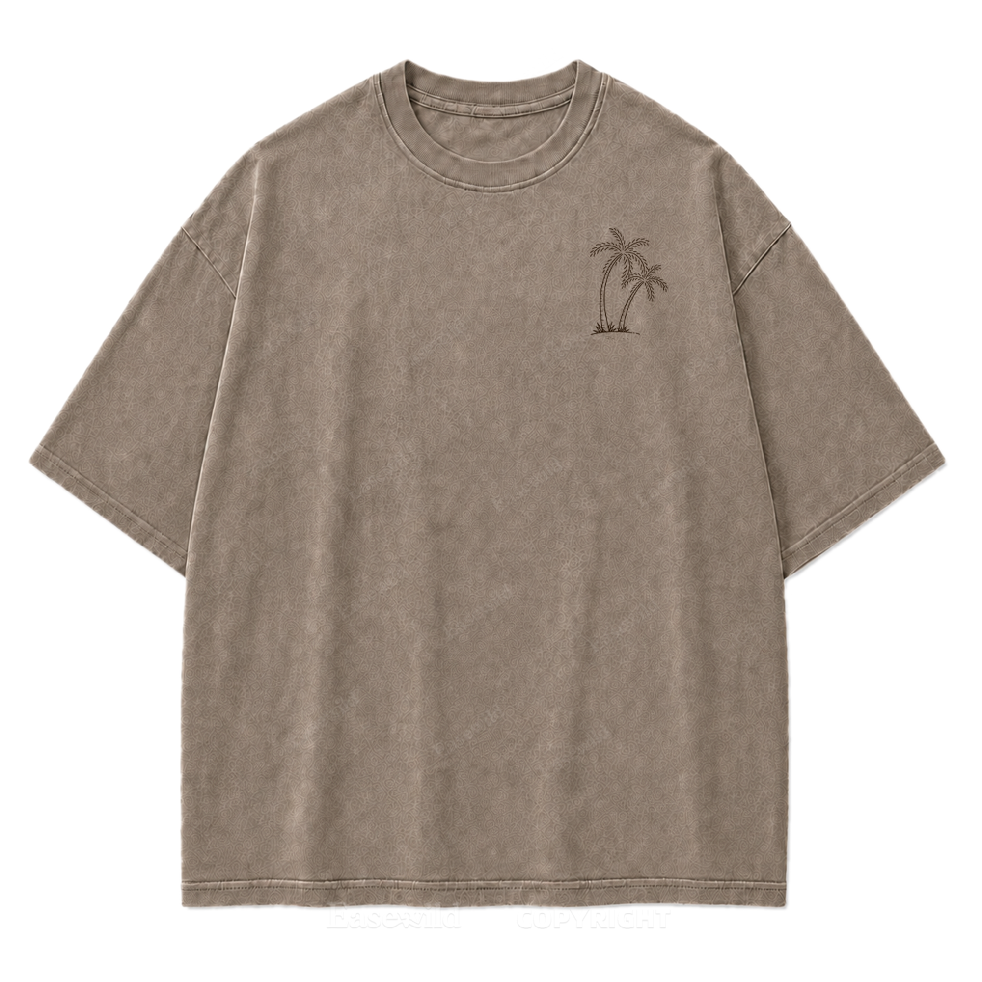 Das Meer heilt T-Shirt mit verwaschenem Aufdruck
