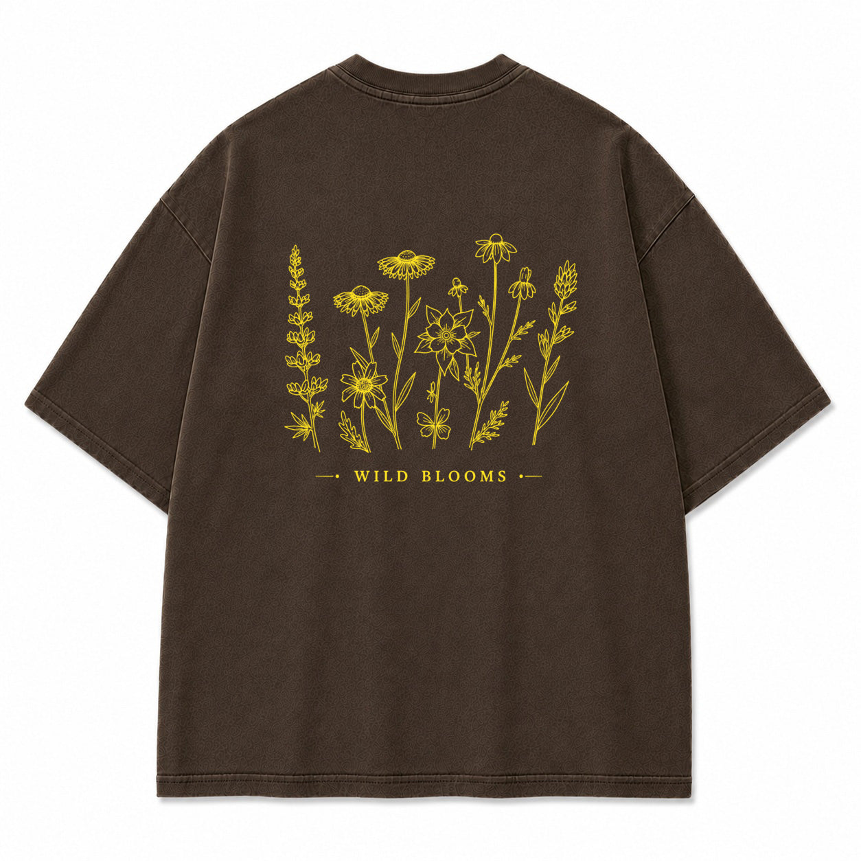 Wild Blooms Botanical Flower Graphic T-Shirt