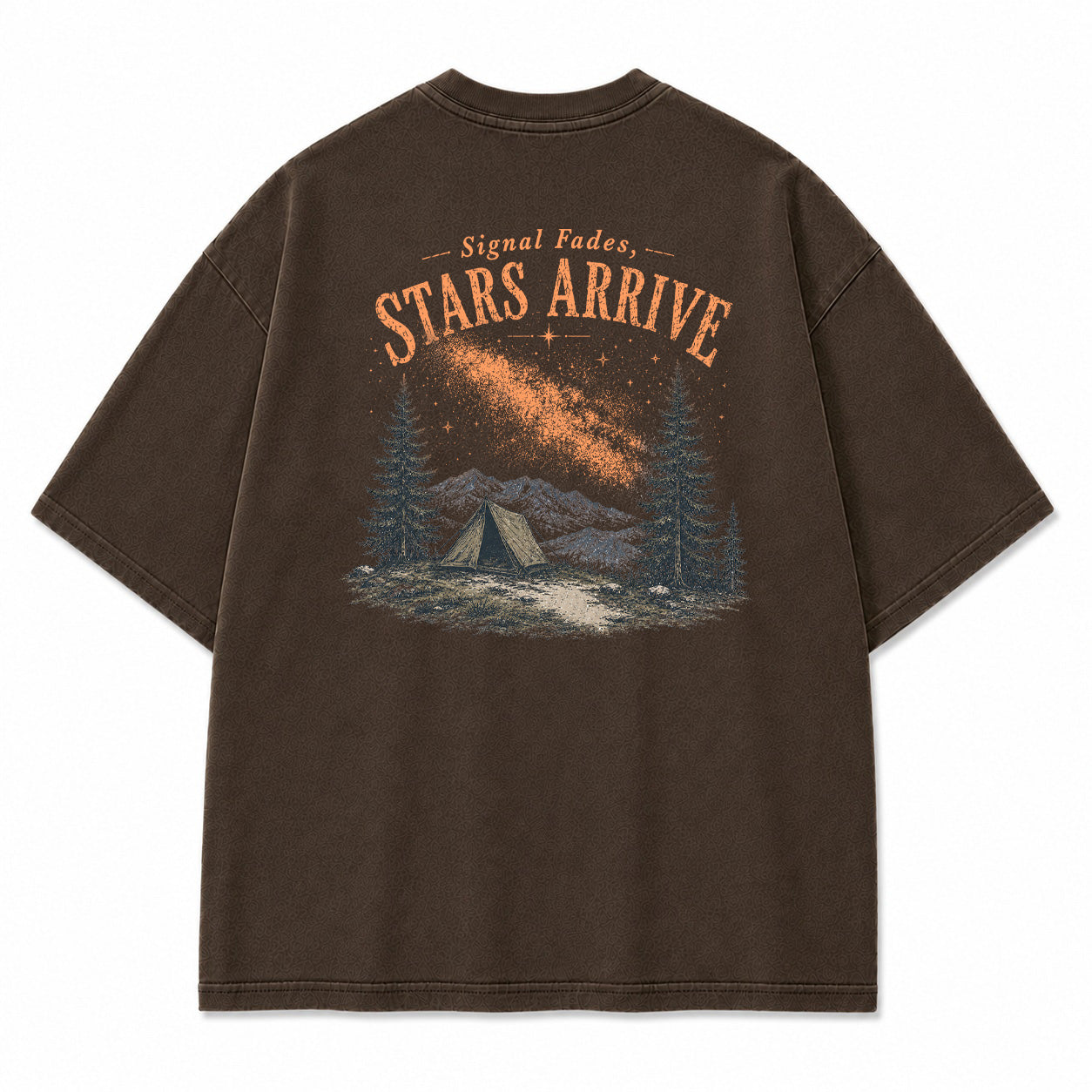 Signal Fades Stars Arrive Graphic T-Shirt
