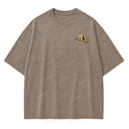 Horizon Escape See Verwaschener Print-Shirt