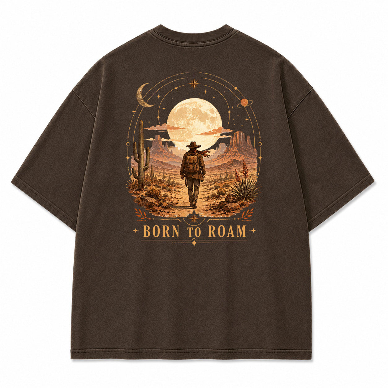 Born To Roam Desert Explorer Graphic T-Shirt