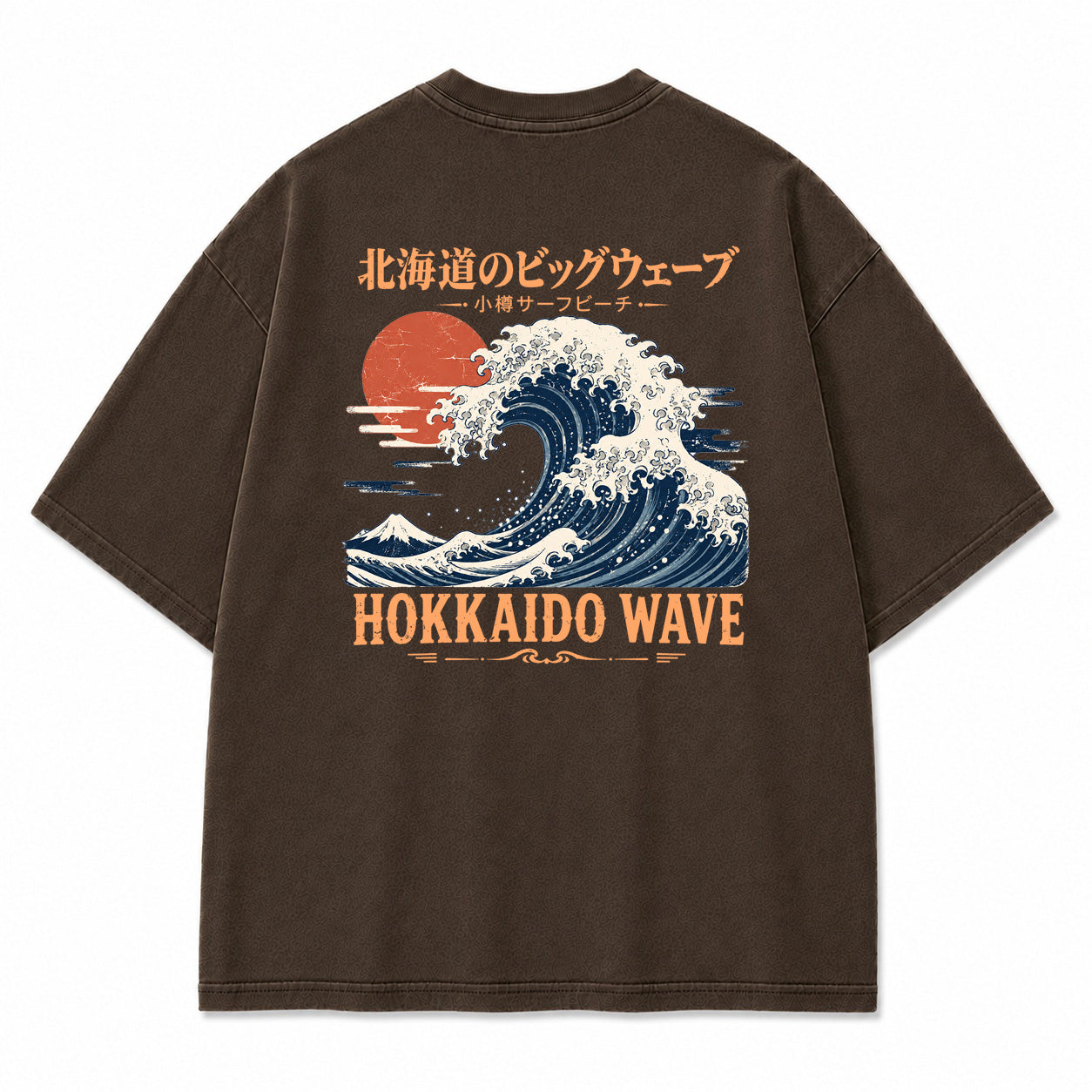 Hokkaido Wave Vintage Graphic T-Shirt
